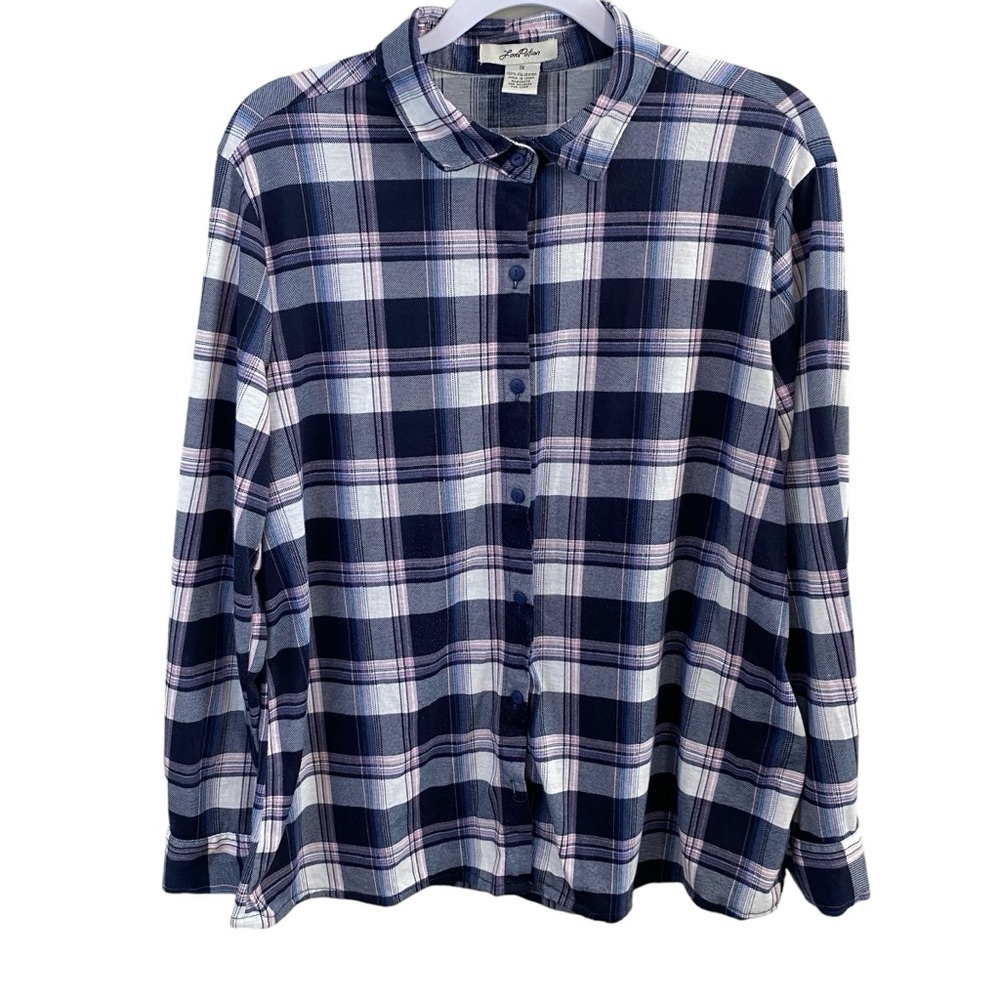Love Potion - Soft Flannel Top - 1X